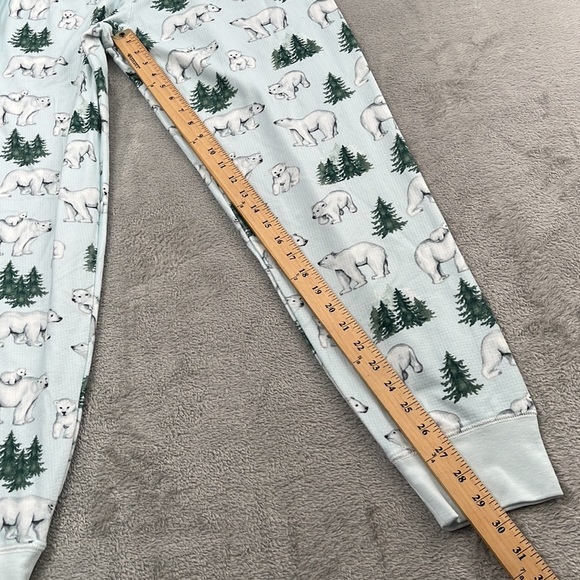 NEW PJ Salvage S Polar Bears Winter Blue Jogger Drawstring Pants - Picture 3 of 10